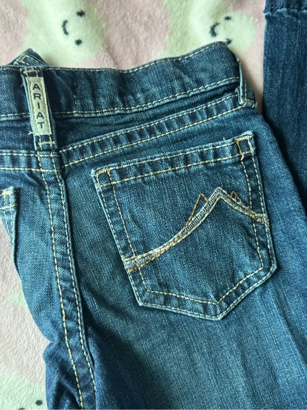 Ariat Jeans Girls Size 10 Stretch Boot Cut Youth Western Rodeo Listing A